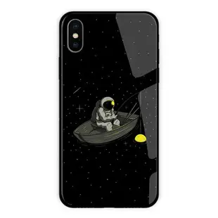 iPhone 手機殼 保護殼 宇宙釣魚太空人 iPhone X/XR/XsMax/11/7/8Plus