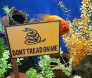 Fish Tank Decor Dont Tread On Me Aquarium Decorations Fish Tank Accessories Aqua