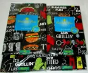 Summertime Fun Vinyl Tablecloth Assortment FAMILY COOKOUT/GOOD TIMES