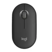 Logitech Pebble 2 M350s Mouse - Bluetooth - USB - Optical - 3 Button(s) - Tonal Graphite - Wireless - 4000 dpi - Scroll Wheel - Symmetrical