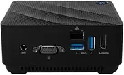 MSI Cubi N JSL Mini PC - Intel Celeron N4500 Processor, 4GB DDR4, 128GB M.2 SSD, 2 x USB 3.2 Gen 2 Type-A, HDMI 1.4 & VGA, Wi-Fi AC 9462, Bluetooth 5.1, Windows 11 Pro, Black