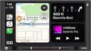 Dual DCPA701 7-Inch Double-DIN in-Dash Digital Media Receiver with Bluetooth, Android Auto, and Wired Apple CarPlay