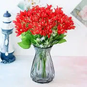 US 4pcs 20 Heads Artificial Garden Orchid Summer Vibes Outdoor Decorate Life