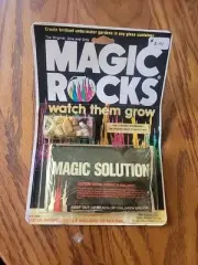 1987 Vintage Magic Rocks Science kit New In Box