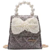 Kids Mini Clutch Purse Cute Pu Leather Girls Princess Messenger Bag Baby Girl Small Coin Pouch Pearl Hand Bags Gift