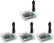 4PCS W1209 DC Digital Temperature Controller Module Electronic Temperature Temp Control Module Switch with Acrylic Case