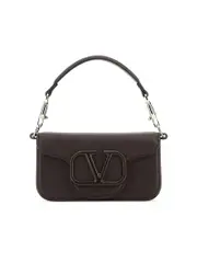 Valentino Garavani Locò Calfskin Shoulder Bag in Fondant