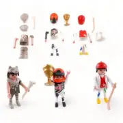 Playmobil 9854 3 in 1 Interchangeable Figure Racer /Caveman/Paint