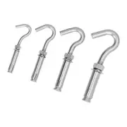10Pcs Expansion Hook Open Cup Bolts For Wall Cement Industrial Fasteners