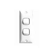 HPM Architrave 2 Gang Switch