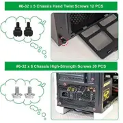 350PCS Personal Computer Screw Assortment Kits, 6-32 Male to M3 Female Medium