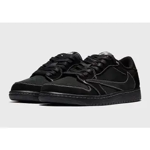 Travis Scott x Air Jordan 1 Low OG “Black”全黑 倒鉤DM7866-001