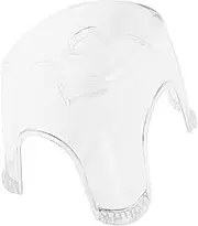 ERINGOGO Clear Non- Shower Stool Transparent Bath Foot Stool for Adults and Boy Girl Comfortable and Safe Bathing for Small Spaces and Showers