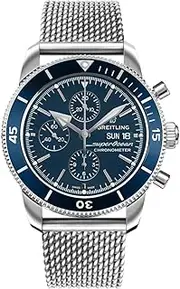 [Breitling] Superocean Heritage II Chronograph 44 Blue Dial Men's Watch A13313161C1A1, Blue, Diving Watch,Chronograph, Blue, Diving Watch,Chronograph