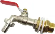 Lever Outside Tap, IBC Tank Adapter Brass Bib and Tap Connector for Garden, W...