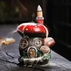 Fine Workmanship Resin Material Durable This Unique Mushroom Incense Burner Will