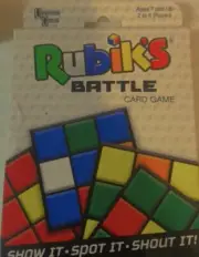 University Games Rubik's Battle Card Game Box Brain Teaser Thinking Action NEW
