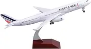 Pre-Built Model Aircraft 20cm Scale Model Airplane 1:400 Air France for Airbus A330 Aircraft Model Civil Aviation Cargo Plane Miniature Airplane Model