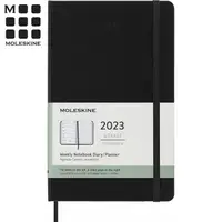 在飛比找蝦皮商城優惠-MOLESKINE 2023週記手帳12M硬殼L黑【金石堂】