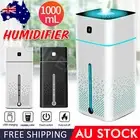 1L Ultrasonic Air Humidifier Mist Aroma Diffuser Oil Purifier LED Light USB OZ