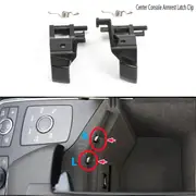 1666804103 Center Console Armrest Latch Clip for ML///GLS Class W292 W166 C292 X166 Black