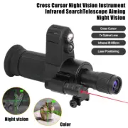 Digital Night Vision Monocular IR 850nm Cross Cursor Infrared Scope Hunting 7X