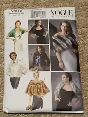 Vogue Sewing Pattern V8142 Accessories Wrap Shrug Capelet Jacket Lrg-XL FF
