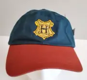 New w/Tag Harry Potter Embroidered on patch Hat Blue Red Hogwarts Cap Snapback