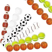 Qyeahkj 85ft Sports Bulletin Board Borders Football Bulletin Board Trim Baseball Classroom Bulletin Decor Basketball Cutouts Paper Bulk Balls Borders for Bulletin Board School Classroom Office Decor
