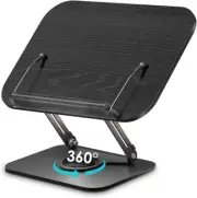 Book Stand for Reading Holder Height Angle Adjustable 360 Rotating Base Foldable