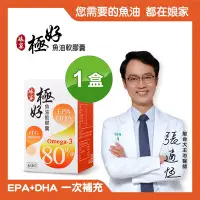 在飛比找Yahoo奇摩購物中心優惠-【娘家】極好魚油 Omega-3 80%軟膠囊 1盒 (60