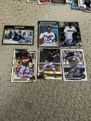 Arizona Diamondbacks Signed Card Lot 6x Geraldo Perdomo Lewis Jake McCarthy