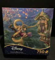 DISNEY THOMAS KINKADE TANGLED UP IN LOVE 750 PCS PUZZLE 24 X 18”