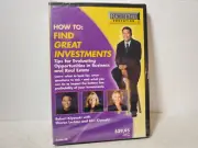 How to: Find Great Investments - Rich Dad Education CD Sealed Kiyosaki Robert