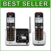 Long-Range DECT 6.0 Cordless Phone with Answering Machine & Caller ID Announce