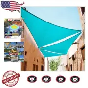 Elegant Turquoise Right Triangle Shade Sail 10' x 15' x 18' - 3-