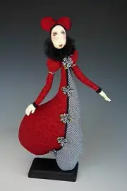 Cloth Art Doll Pattern "Ruby Valentino" by Cindee Moyer