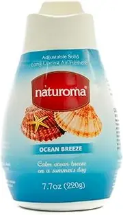 Pack of 12 -Naturoma Air Freshener Solid Gel 12x 220g - Ocean Breeze