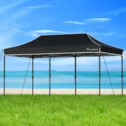 3x6m Gazebo ALFORDSON Pop Up Marquee Black