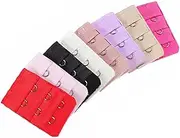[Holibanna] 5pcs Women Bra Lingerie Extenders 2-hook Bra Strap Extender 3 Rows for Random Color