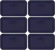 Pyrex Blue Oblong Plastic Storage Cover 4.8 Cup 7214-PC