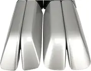 Silver & Black Roof Rack Luggage Rack Bar Rail End Replacement Cover Shell Trim Cap,Compatible with Toyota 4Runner N280 2010-2018(Silver)