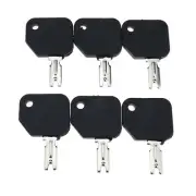 6X Ignition Key for Forklift Crown Clark Gradall Gehl Hyster Komatsu Yale & More
