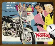 230MM X 190MM MOUSE PAD - NORTON MOTORCYCLES