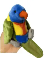 Baby Handfuls Lorikeet Plush Soft Toy Bird 12cm Stuffed Animal by Dinki Di
