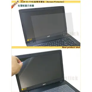 【Ezstick】ACER Aspire E5-774 G 靜電式螢幕貼 (可選鏡面或霧面)