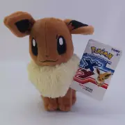 Tomy Pokemon XY Evolutions Eevee 2015 7" Plush Stuffed Animal Toy Nintendo NWT
