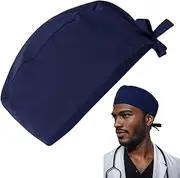Scrub Cap - Cotton Surgeon Caps Work Hats - Surgical Headwear, Nurse Scrub Cap, Doctors, Nursing Caps for Nurses, Dentists, Pharmacists, Vets, Personnel