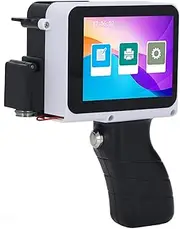 Yanmis Portable Inkjet Printer, Portable Printer for Barcode Labels, Lot Number, Date, Time, Printing on Wood, Glass Fabric, Stone,