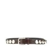 [GOLDEN GOOSE] GOLDEN GOOSE 'Trinidad' leather belt Woman 75 75 Brown